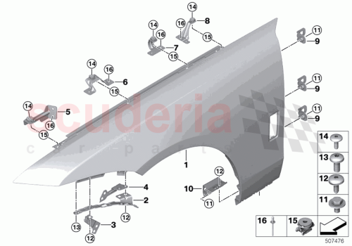 Part Diagram for Rolls Royce 41009626071