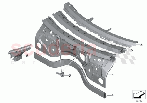 Part Diagram for Rolls Royce 41009853404