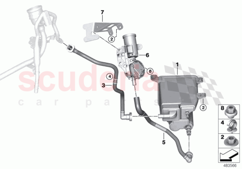 Part Diagram for Rolls Royce 16127497892