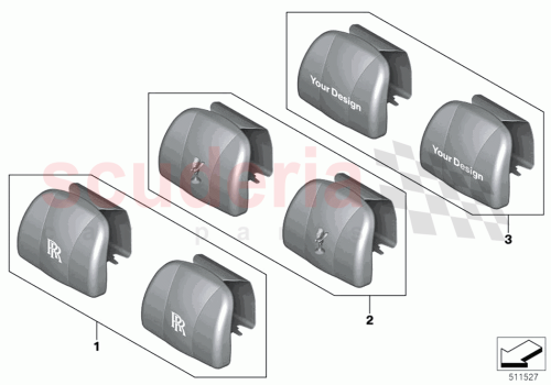 Part Diagram for Rolls Royce 52105A30F89