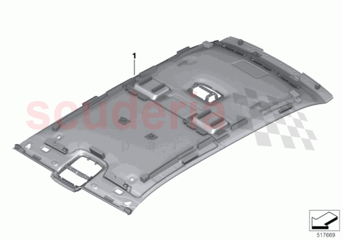 Part Diagram for Rolls Royce 51445A56286