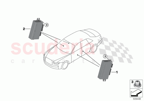 Part Diagram for Rolls Royce 61 35 5A24488