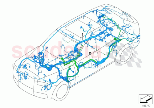 Part Diagram for Rolls Royce 61115A2C290