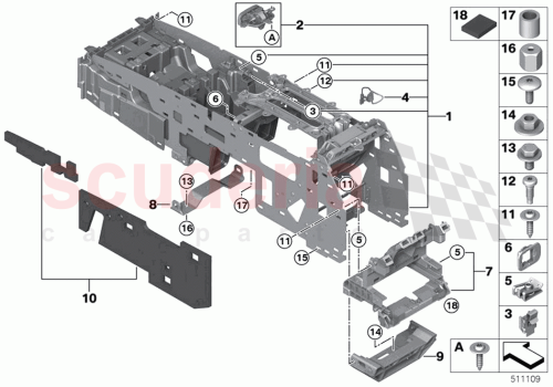 Part Diagram for Rolls Royce 51166996714
