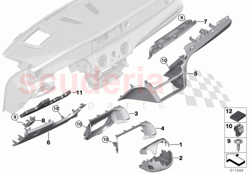 Part Diagram for Rolls Royce 51457946565