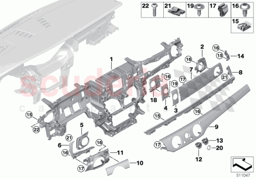 Part Diagram for Rolls Royce 51 45 9874079