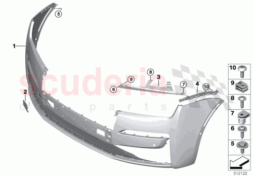 Part Diagram for Rolls Royce 51115A13477
