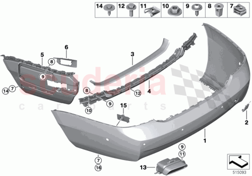 Part Diagram for Rolls Royce 51125A04FC5