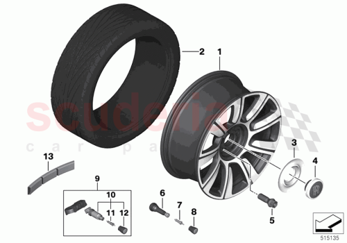 Part Diagram for Rolls Royce 36106888360
