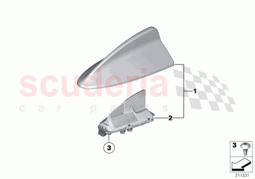 Part Diagram for Rolls Royce 65209313061