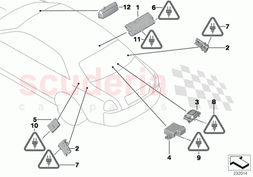 Part Diagram for Rolls Royce 65209346798