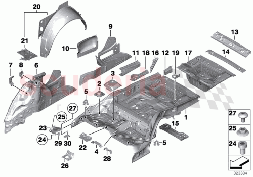 Part Diagram for Rolls Royce 07146975569