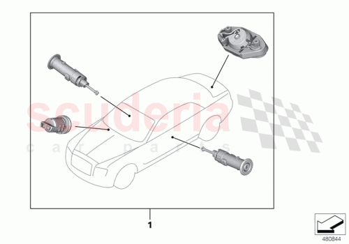 Part Diagram for Rolls Royce 51217276358