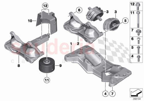 Part Diagram for Rolls Royce 22326855126