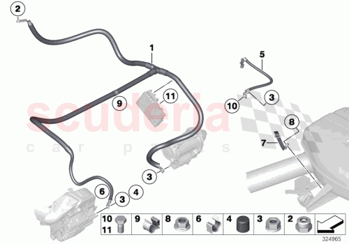 Part Diagram for Rolls Royce 12427632605
