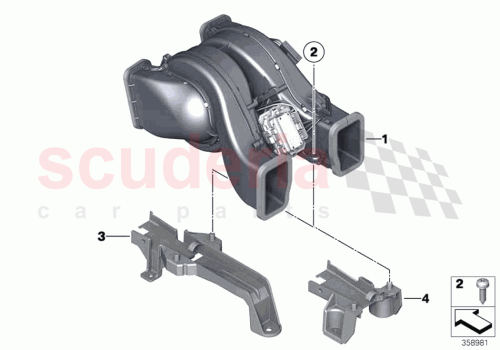Part Diagram for Rolls Royce 64119182600