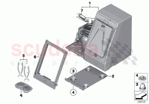 Part Diagram for Rolls Royce 64119222825