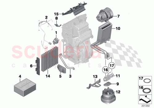 Part Diagram for Rolls Royce 64119381014