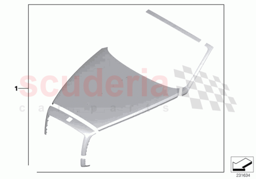 Part Diagram for Rolls Royce 51132407563