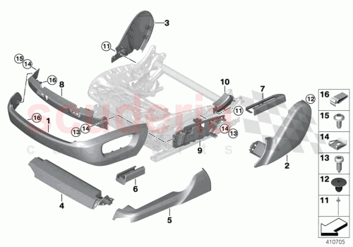 Part Diagram for Rolls Royce 52107386340