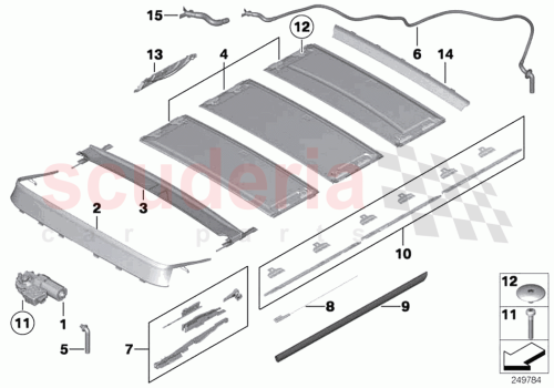 Part Diagram for Rolls Royce 54107286139