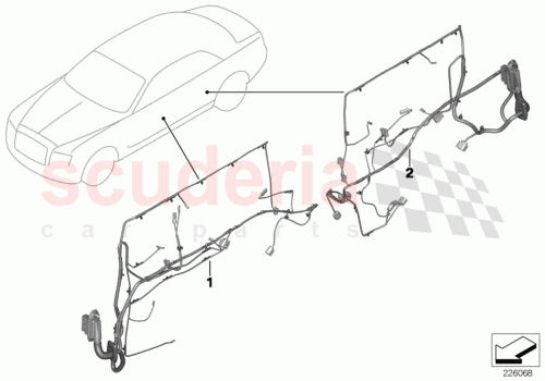 Part Diagram for Rolls Royce 61129307804
