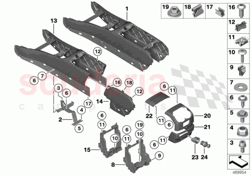 Part Diagram for Rolls Royce 51169286101