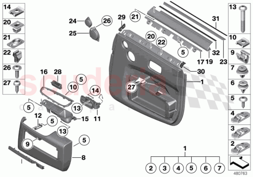 Part Diagram for Rolls Royce 51437261858