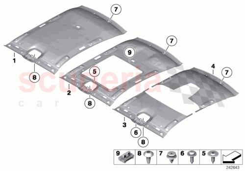 Part Diagram for Rolls Royce 51447354393