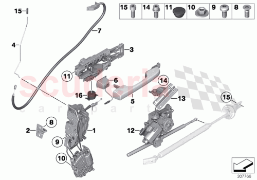 Part Diagram for Rolls Royce 51217349435
