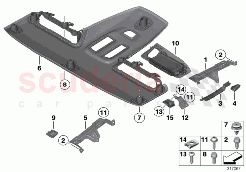 Part Diagram for Rolls Royce 51167292435