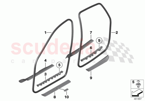 Part Diagram for Rolls Royce 51477261135