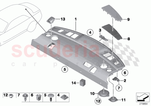 Part Diagram for Rolls Royce 51467330980