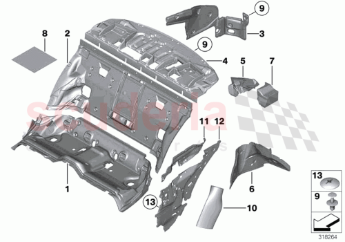 Part Diagram for Rolls Royce 51487297029