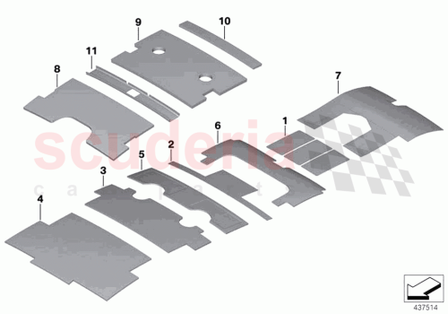 Part Diagram for Rolls Royce 51487425148