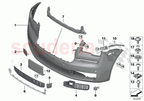 Part Diagram for Rolls Royce 51127401045
