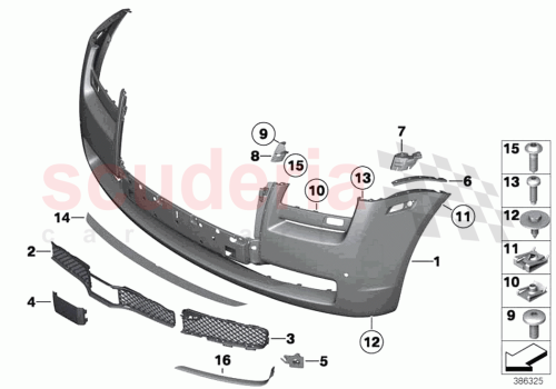 Part Diagram for Rolls Royce 51117374395