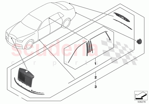 Part Diagram for Rolls Royce 51135A0EEC2