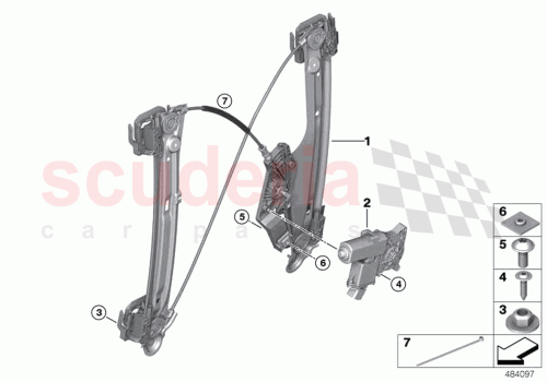 Part Diagram for Rolls Royce 51358491030