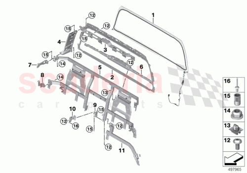 Part Diagram for Rolls Royce 61139285769