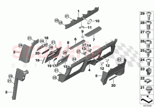 Part Diagram for Rolls Royce 51439461611