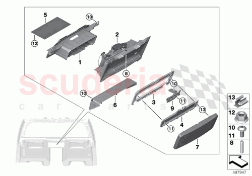Part Diagram for Rolls Royce 51437942308