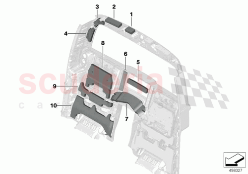 Part Diagram for Rolls Royce 51489461478