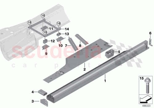 Part Diagram for Rolls Royce 41008494572