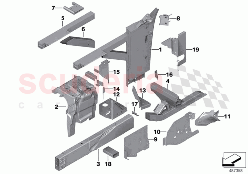 Part Diagram for Rolls Royce 41 00 8494542