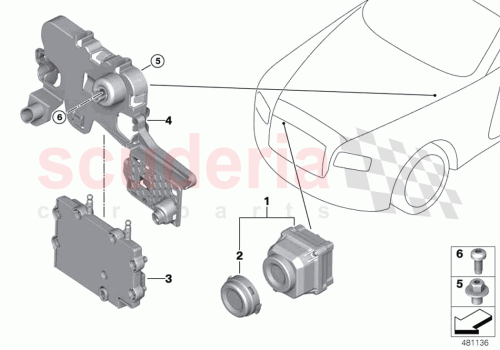 Part Diagram for Rolls Royce 66549858145