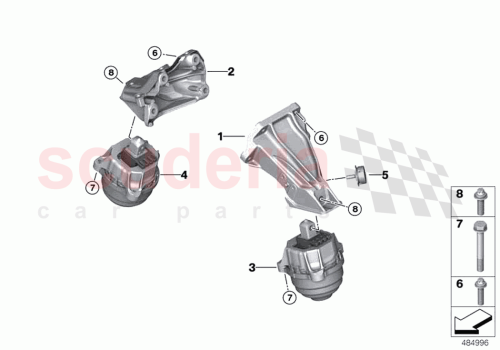 Part Diagram for Rolls Royce 22116860449