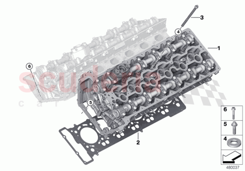 Part Diagram for Rolls Royce 11120003103