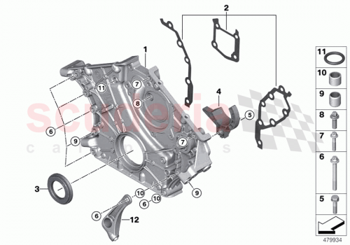 Part Diagram for Rolls Royce 11148620773