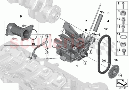 Part Diagram for Rolls Royce 11417641097